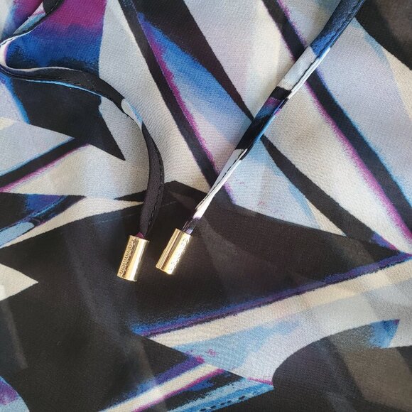 Calvin Klein Swim Beach CoverUp  Kimono Lightweight Transparent Tie Waist - Picture 10 of 16